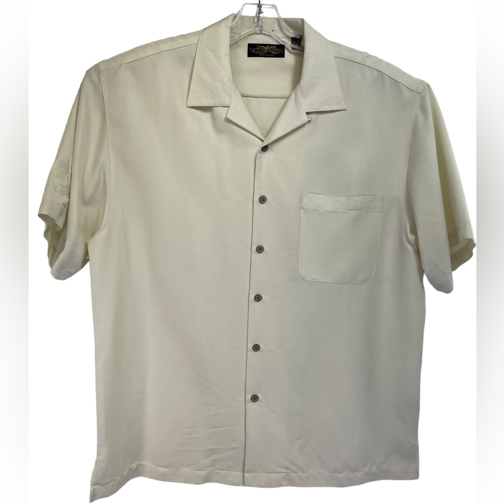 Eagle Dry Goods Mens Sz Large‎ Pale Yellow Button Up Shirt ( G16) NW/OTs